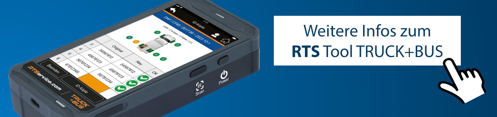 Weitere Informationen zum RTS Tool TRUCK+BUS